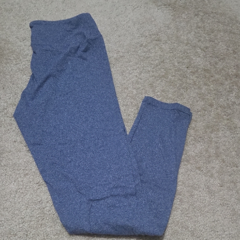 Blue Lularoe OS Leggings